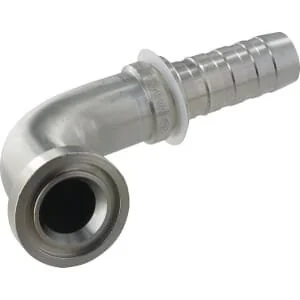 Gates - 8GS12FLH90M - Pilaar DN13 + 41,3 Flansch 90°