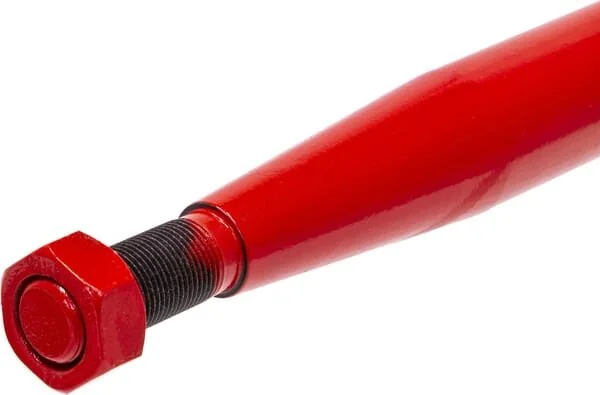 Gopart - FT14 - Ladezinken, Gerade, Doppel-T-Profil 36x1100mm, Spitze mit M20x1.5mm Mutter, Rot