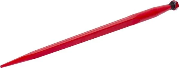 Gopart - FT38 - Ladezinken, Gerade, Vierkantprofil 44x1100mm, Spitze mit M28x1.5mm Mutter, Rot