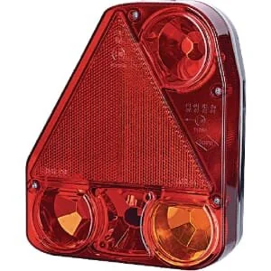 Gopart - LA45008 - Rücklicht LH Rechteckig, 12/, Rot/Orange