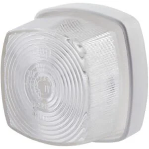 Hella - 2PF003057001 - Begrenzungsleuchte 5W, quadratisch, transparent/weiß, anschraubbar, mm