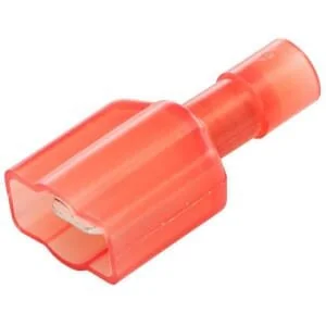Hella - 8KW744703003 - Flachstecker, Rot, 0.5-1mm² 6.3x0.8mm Serie A, Blister (50x)