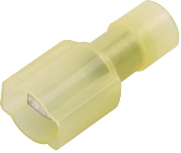 Hella - 8KW744705003 - Flachstecker, Gelb, 4-6mm² 6.3x0.8mm, Blister (25x)