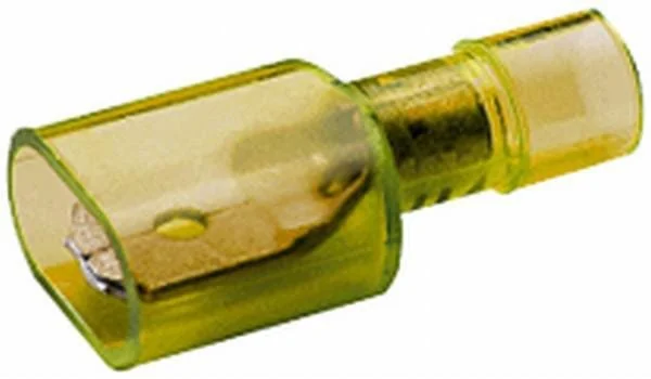 Hella - 8KW744705003 - Flachstecker, Gelb, 4-6mm² 6.3x0.8mm, Blister (25x)