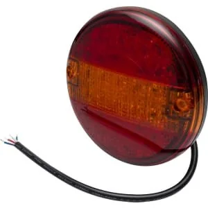 Hella ValueFit - 2SD357026001 - Rücklicht LED, Rund, 10/, Rot/Orange, Anschraubbar, 20 LEDs