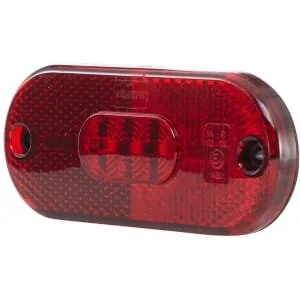 Hella ValueFit - 2TM357009011 - Markierungsleuchte LED, rechteckig, rot, anschraubbar