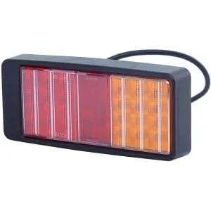 Hella ValueFit - 2VB357020001 - Rücklicht LED, Rechteckig, 9/10/30/, Rot/Orange, Anschraubbar, MM, 27 LED's