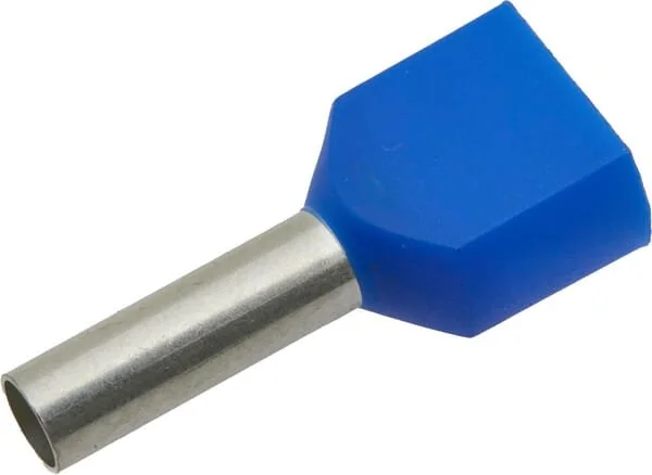 Intercable - ICIAE210Z - Doppel-Aderendhülse 2.5mm² 8mm DIN 46228-4