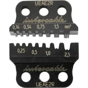 Intercable - UEAE2R - Crimpzangen Einsatz für Aderendhülsen 0.14-2.5mm²
