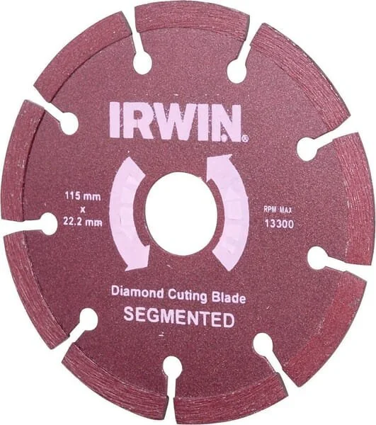 Irwin - 1865011151 - Segmentierte Diamantscheibe, 115x22,2