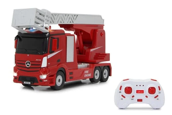 Jamara - JA405212 - Feuerwehrfahrzeug Drehleiter Mercedes-Benz Antos 1:24 2.4GHz