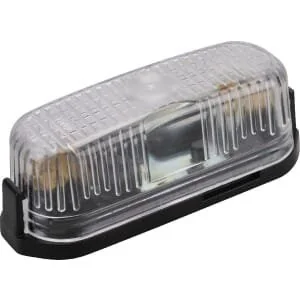 Jokon - 135002001 - Positionsleuchte Rechteckig, 12/, Weiß, Zum Anschrauben, 74x27mm