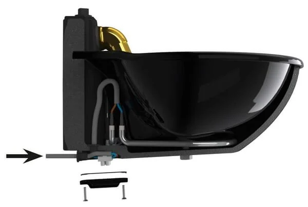 Kerbl - 222005KER - Heizbare Wassertränke HP10 50W emailliert
