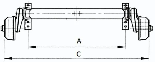 Knott - B308179903 - Komplett Achse