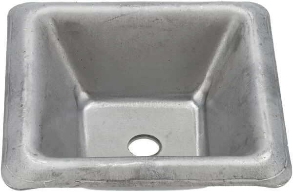 Kramp - 2465KR - Palettenfüße quadratisch 129mm x 3mm dick