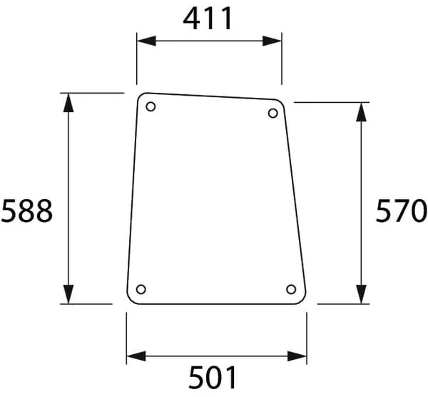 Kramp - 294810040300N - Seitenscheibe