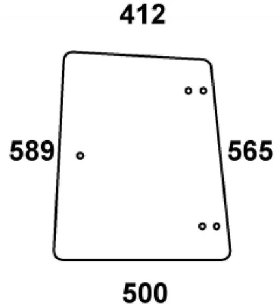 Kramp - 294812040010N - Seitenscheibe