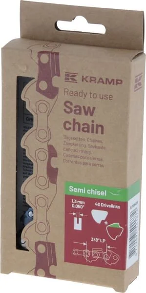 Kramp - 38LP13SB40EKR - Sägekette 1.3mm 40 DL Halbmeißel Effizienz