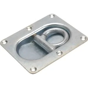 Kramp - 709010KR - Verzinkte Lasche 150 x 125 mm H=25,18 mm