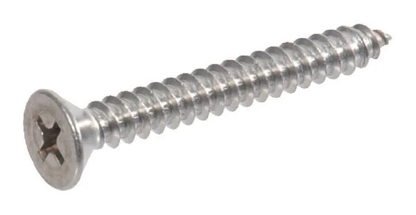 Kramp - 7982C4895RVSP100 - Blechschraube 4.8x9.50mm PZ2 Senkkopf, Edelstahl, DIN 7982C