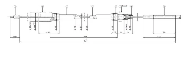 Kramp - AH11405 - Bowdenzug