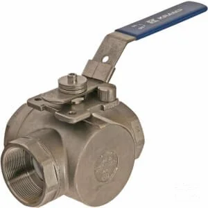 Kramp - BV3L2FSS - 3-Wege Kugelhahn L Edelstahl