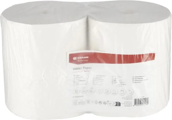Kramp - CP11402KR - Euterpapier, 800 Blatt, 2 Rollen