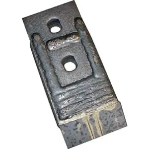 Kramp - CP7020CN - Grubberzinken Gehärtet, Flach, 2 Loch