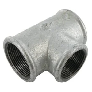 Kramp - FG130112114 - T-Stück verzinkt 1 1/2 Zoll x 1 1/4 Zoll
