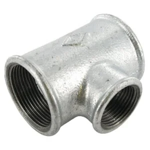 Kramp - FG1301121 - T-Stück verzinkt 1 1/2 Zoll x 1 Zoll