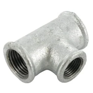 Kramp - FG1301238 - T-Stück verzinkt 1/2 Inches x 3/8 Inches