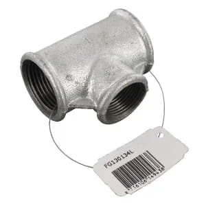 Kramp - FG130134L - T-Stück verzinkt 1 Inches x 3/4 Inches