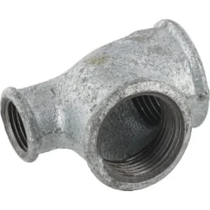 Kramp - FG1301L1M12R - T-Stück verzinkt 1 Inches x 1/2 Inches