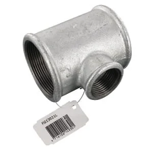 Kramp - FG13021L - T-Stück verzinkt 2 Inches x 1 Inches
