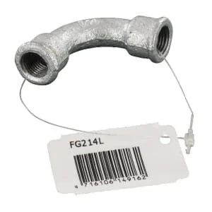 Kramp - FG214L - Bogen 90° Weiblich ZN