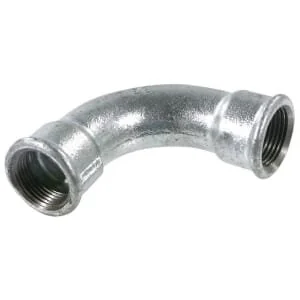 Kramp - FG21 - Bogen 90° Fem/Fem Verzinkt