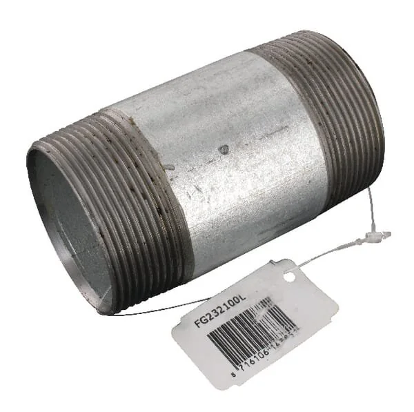 Kramp - FG232100L - Rohrnippel Verz. 2 inches x 100mm