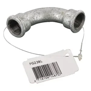 Kramp - FG238L - Bogen 90° Weiblich ZN