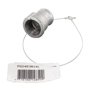 Kramp - FG2403814L - Adapter Innengewinde Verz. 3/8 Zoll x 1/4 Zoll