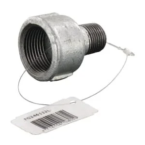 Kramp - FG246112L - Adapter Innengewinde/Außengewinde 1 Zoll x 1/2 Zoll