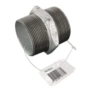 Kramp - FG2802L - Männlicher Doppelnippel Zn