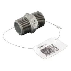 Kramp - FG28034L - Männlicher Doppelnippel Zn