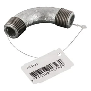 Kramp - FG312L - Bogen 90° Männlich ZN