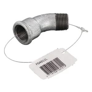 Kramp - FG4012L - Bogen 45° Weiblich/Männlich ZN