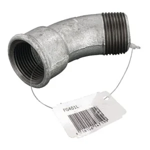 Kramp - FG401L - Bogen 45° Weiblich/Männlich ZN