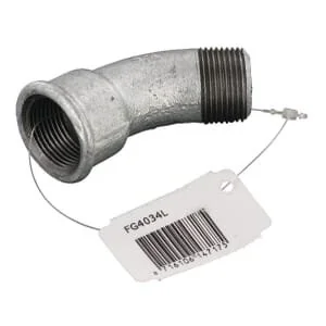 Kramp - FG4034L - Bogen 45° Weiblich/Männlich ZN