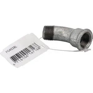Kramp - FG4038L - Bogen 45° Weiblich/Männlich ZN