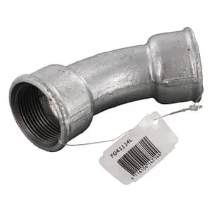 Kramp - FG41114L - Bogen 45° Verzinkt 2xF