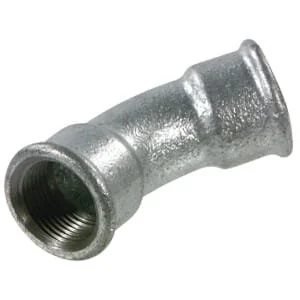 Kramp - FG4134 - Bogen 45° Verzinkt 2xF