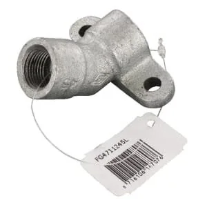 Kramp - FG4711245L - Wandplatte 45° Innengewinde/Innengewinde
